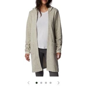 Columbia Long Hooded Cardigan